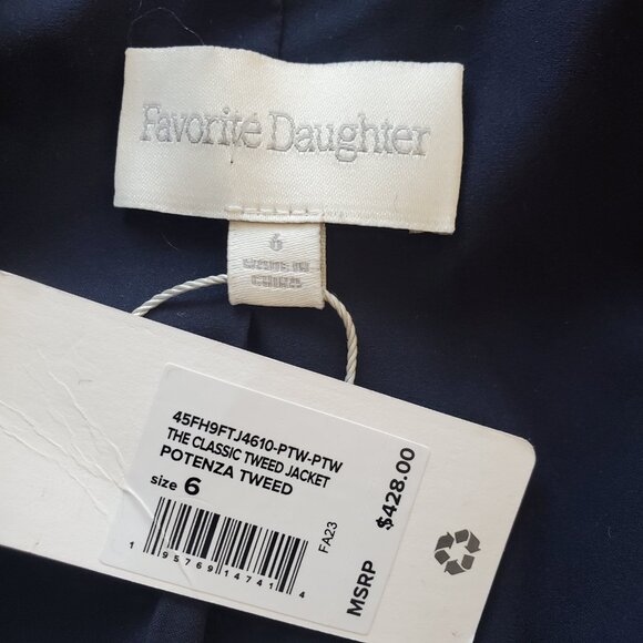 FAVORITE DAUGHTER ! The Classic Tweed Jacket In Potenza Tweed (UK/6) - Picture 6 of 10